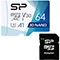 کارت حافظه microSDXC سیلیکون پاور مدل Superior Pro کلاس 10 استاندارد UHS-I U3 سرعت 100MBps ظرفیت 64 گیگابایت به همراه آداپتور SD